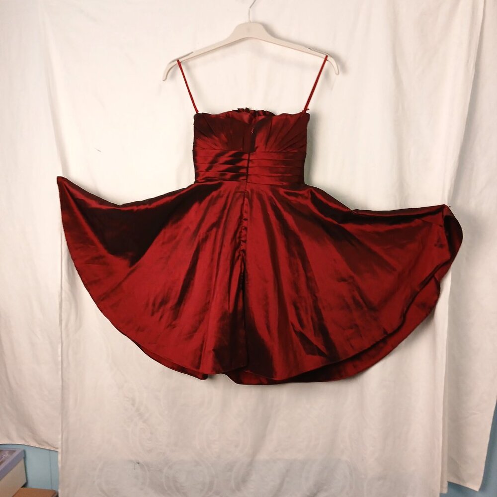 Strapless Short Formal Dress w full circle skirt